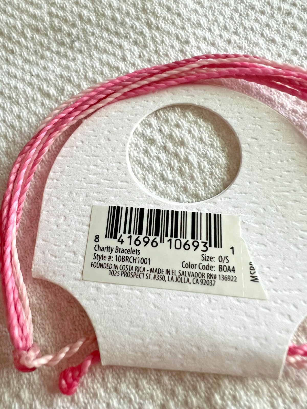 Puravida Adjustable, Multicolor, Breaded, Lot of 3 Bracelets in a Box, NEW