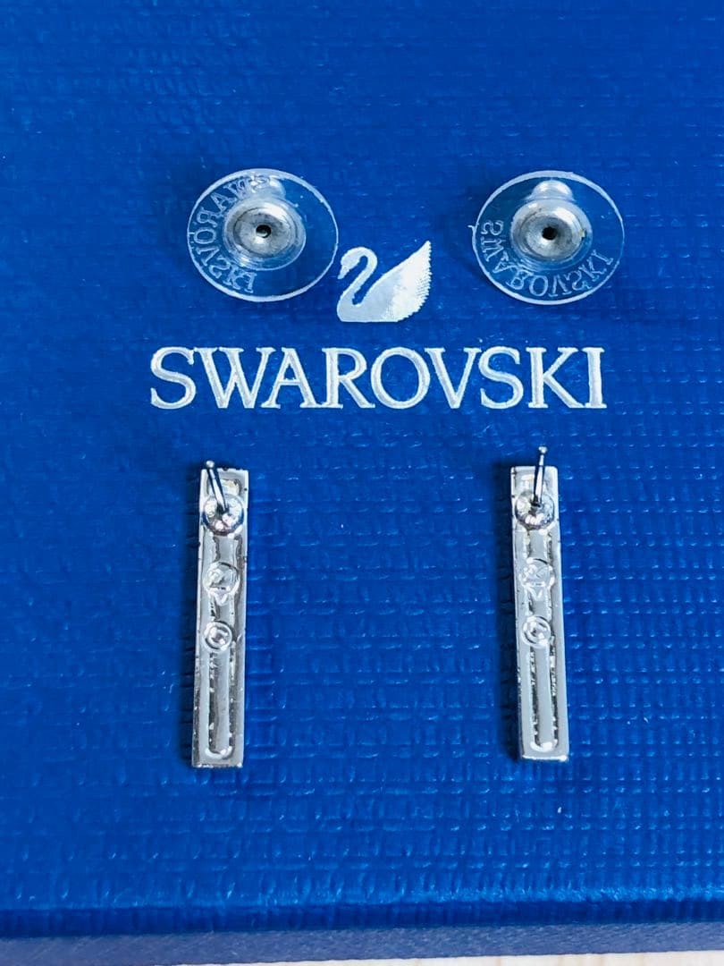 Swarovski Earrings, 2.1cm, Authentic with stamp, Used, No box