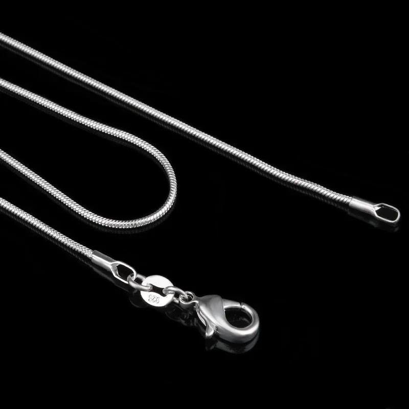 New Women’s Fine 925 Sterling Silver Necklace, Fashion Jewelry