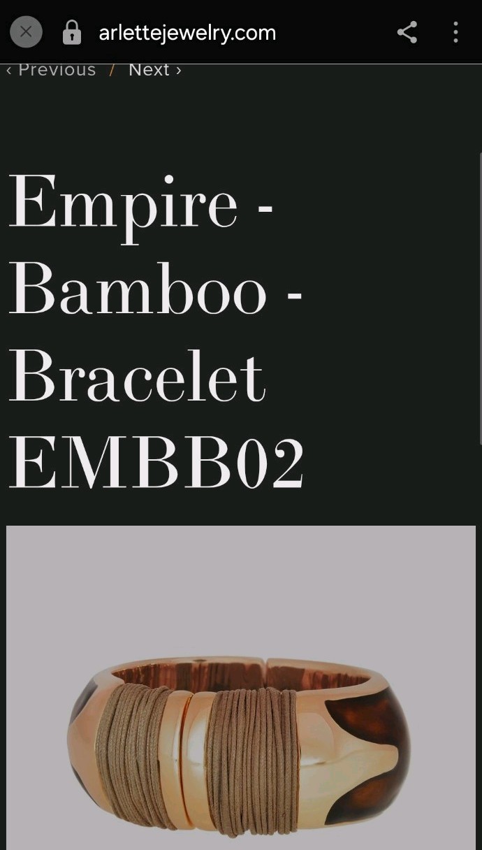 Arlette Luxury 18K Gold Plated Hinged Cuff Bracelet – Italian Leather MSRP$630