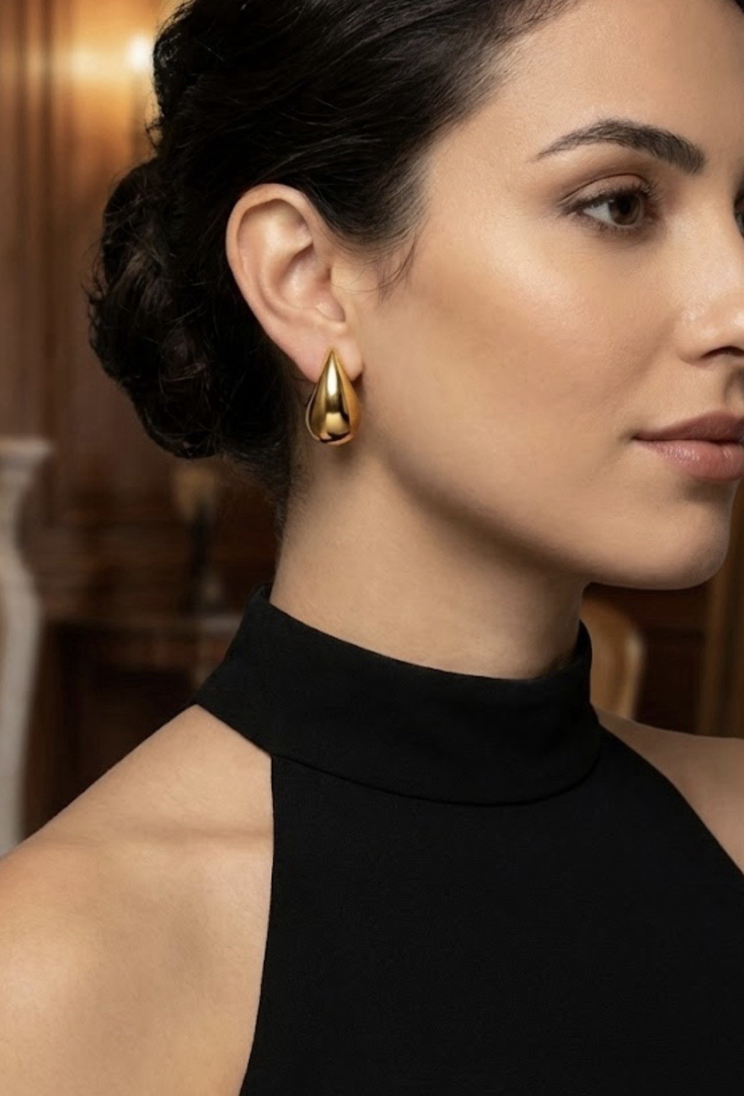 Aretes de gota earrings