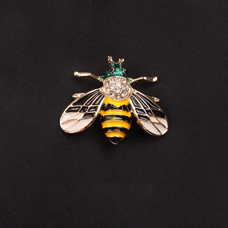 Women Men Unisex Bee Lover Brooch Fashion Bees Animals Pins Badge Jewelry