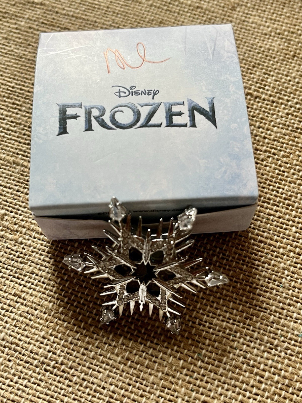 Origami Owl Disney Frozen Snowflake Hinge Locket With Stardust NIB