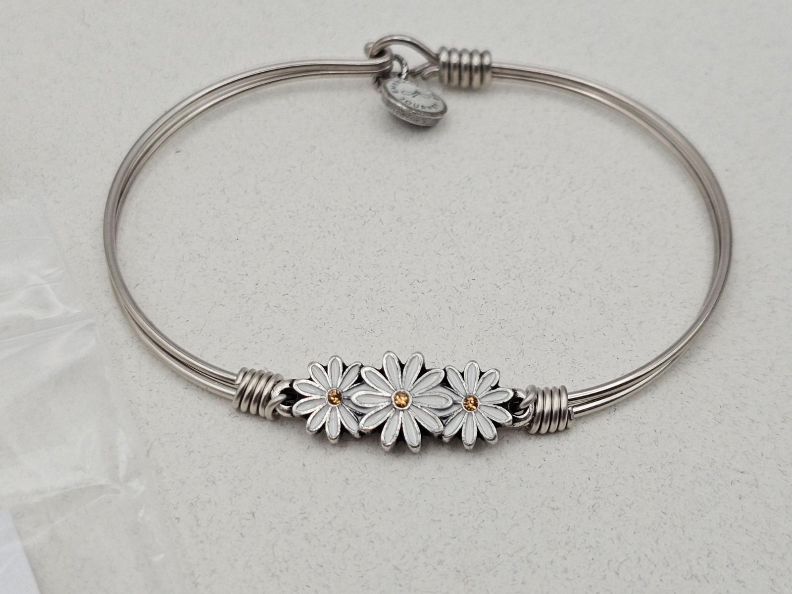 Luca & Danni Cuff Bracelet Silver Grow Free Wildflower 💐Regular Silver ✨️ New