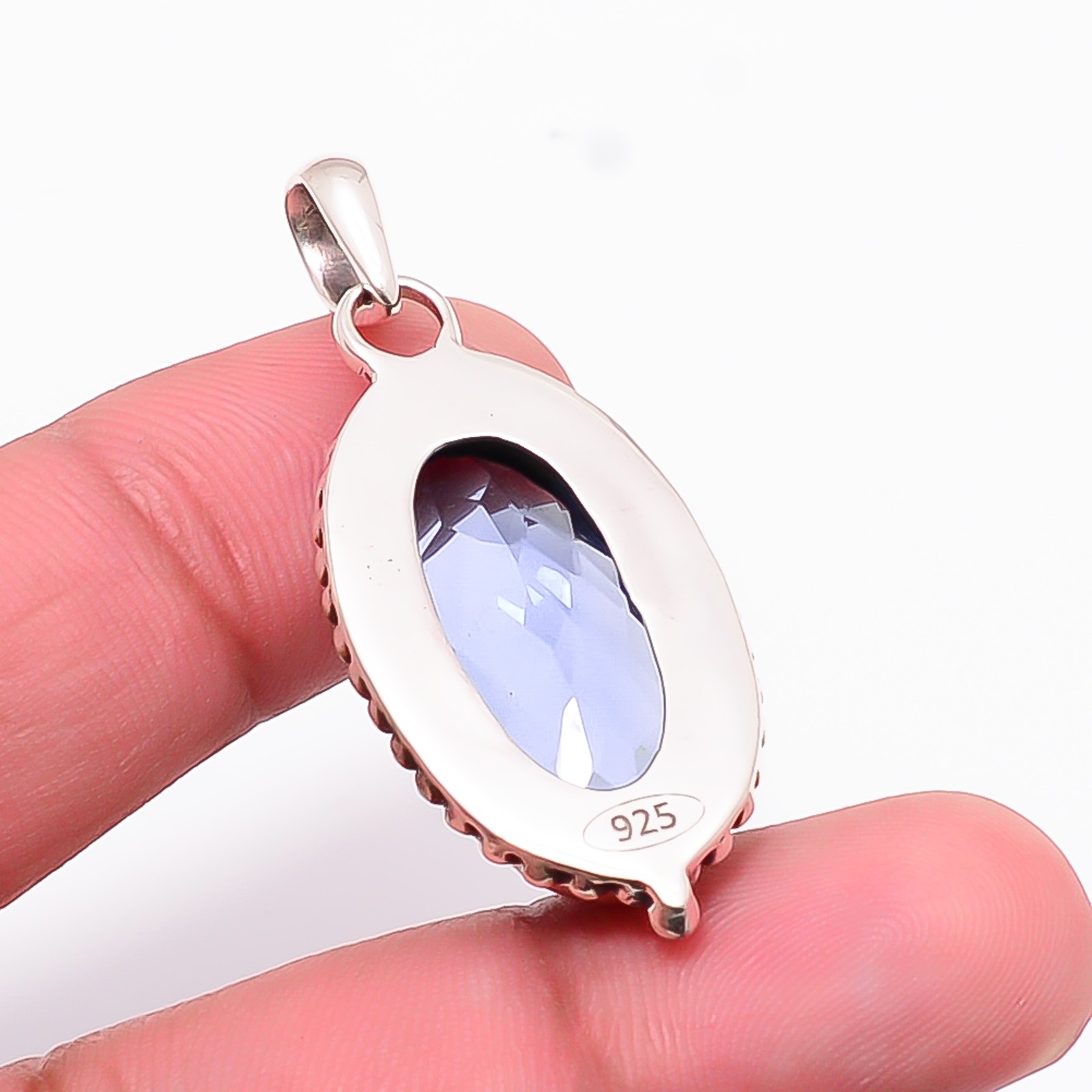 Tanzanite Gemstone 925 Sterling Silver Jewelry Pendant 1.77″ P10878124247