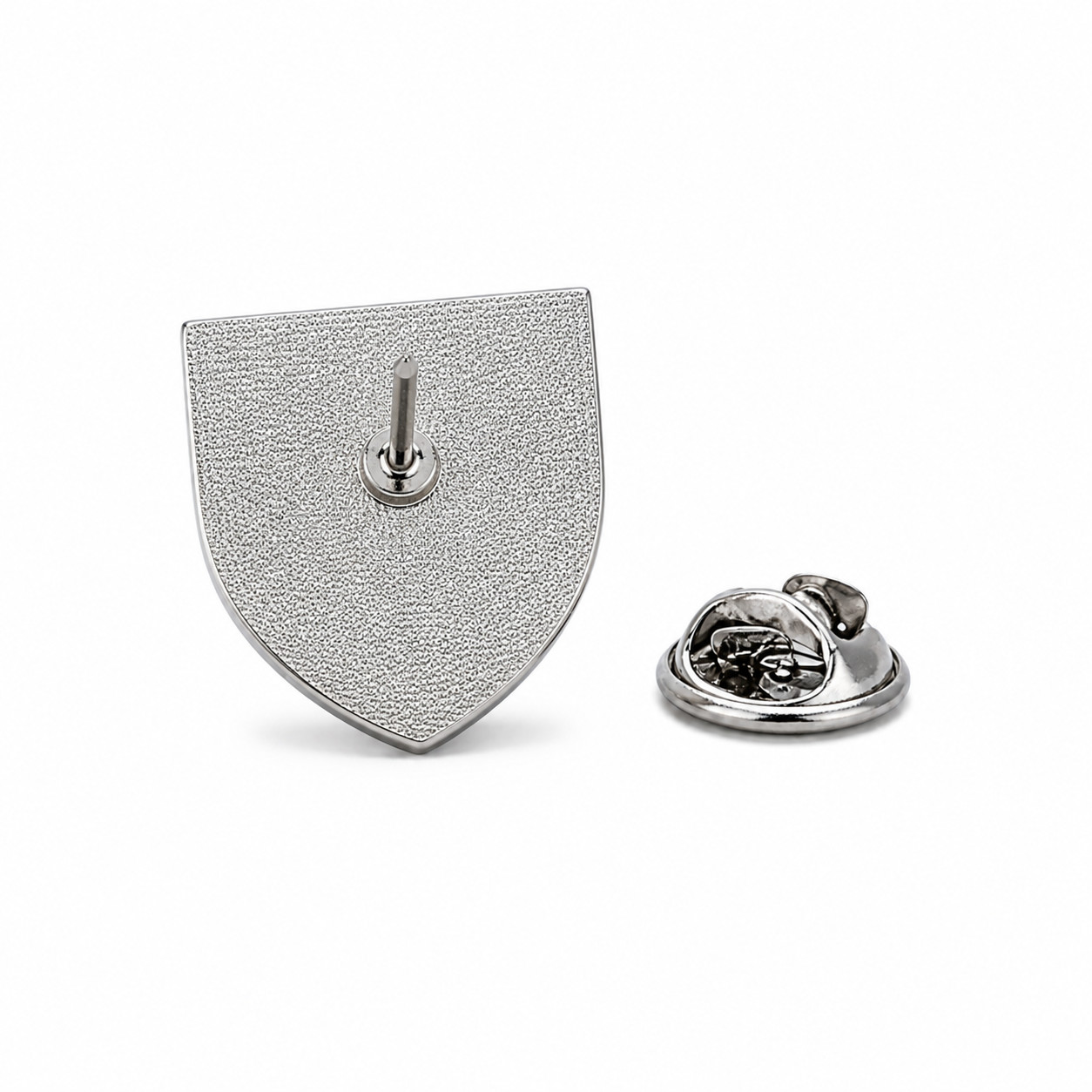 Silver Jerusalem Cross Lapel Pin Christian Shield Crusader Cross Religious Suit