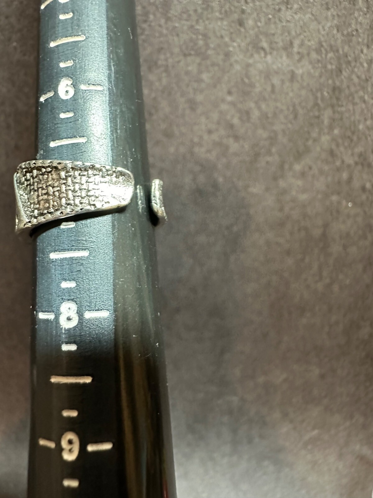 Silvertone Royal Flush Band Ring Adjustable Size AKQJ10