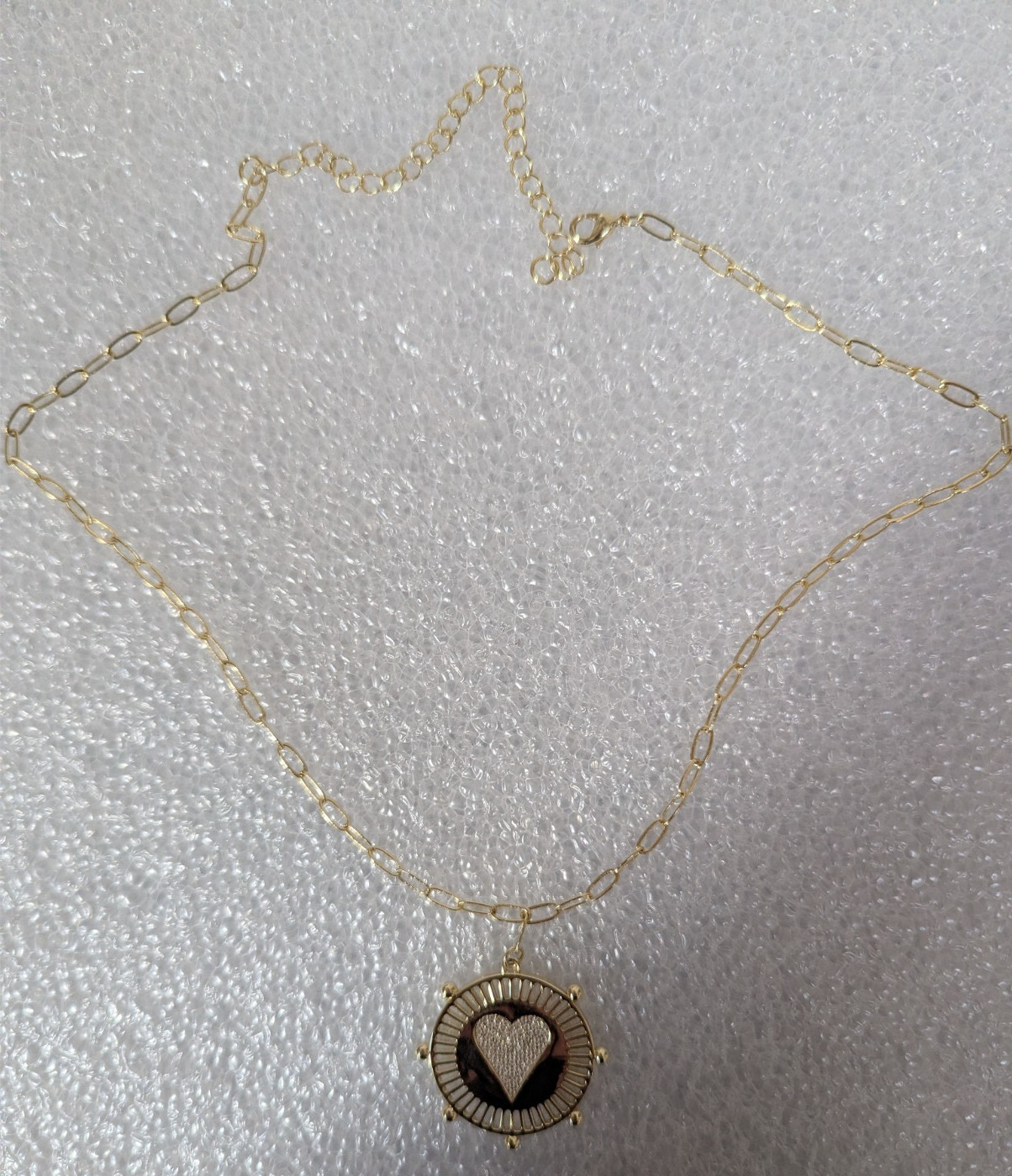Jennifer Miller Heart Medallion Necklace