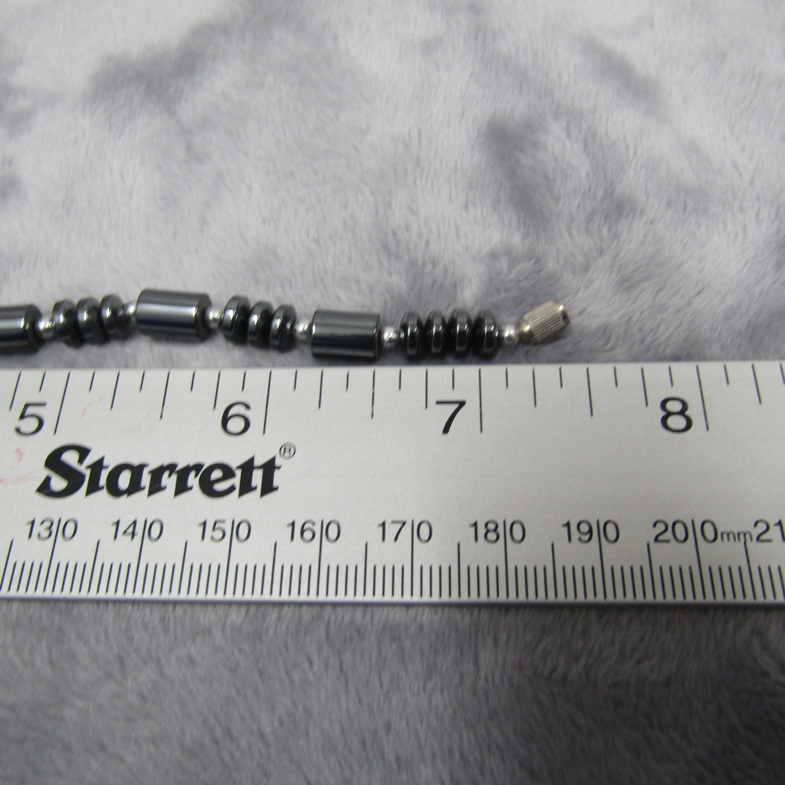 Women’s Jewelry Black Bracelet Hematite Beads None Magnetic