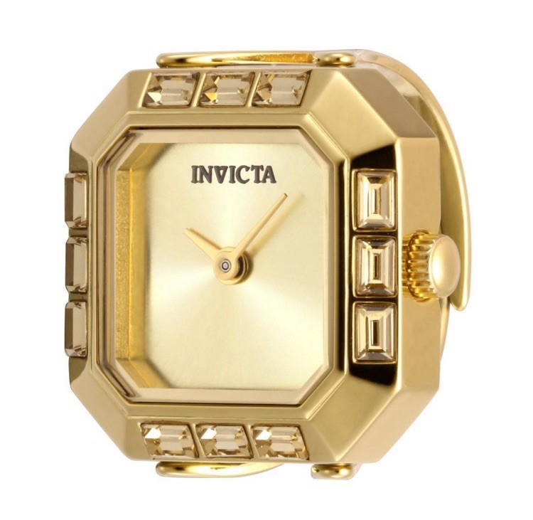 Invicta Ring Watch – 21.5mm, Gold Tone Brand New
