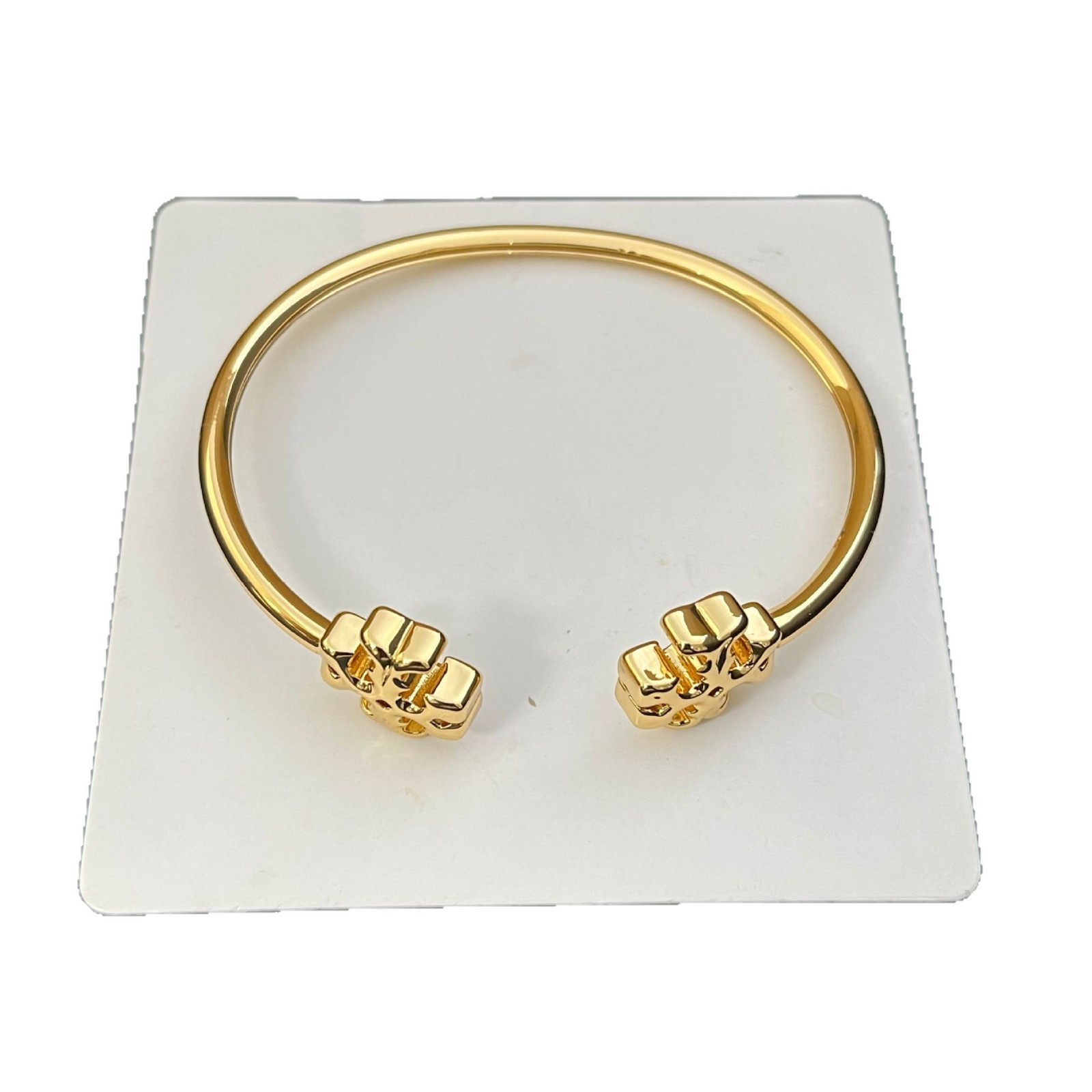 Gold Adjustable Cuff | NEW Hinged Bangle w Pouch HOT ✨