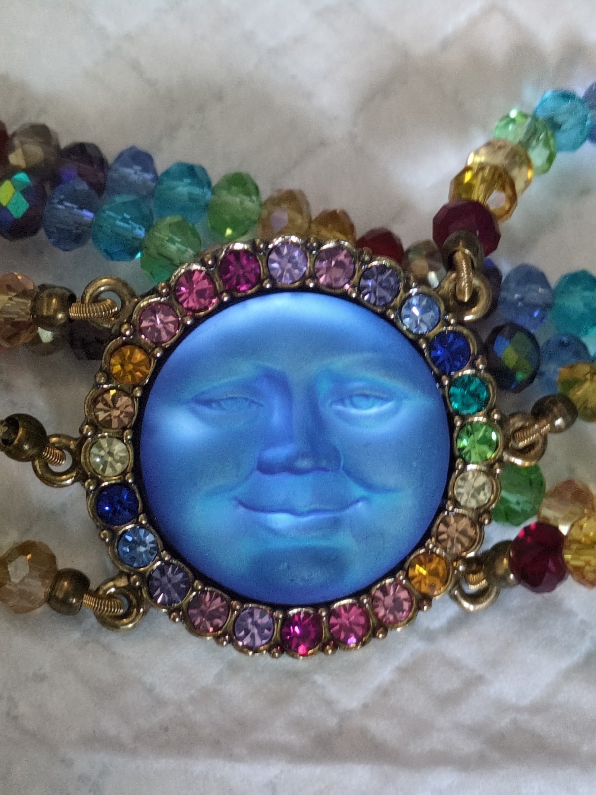 kirks folly “Blue” moon face bracelet