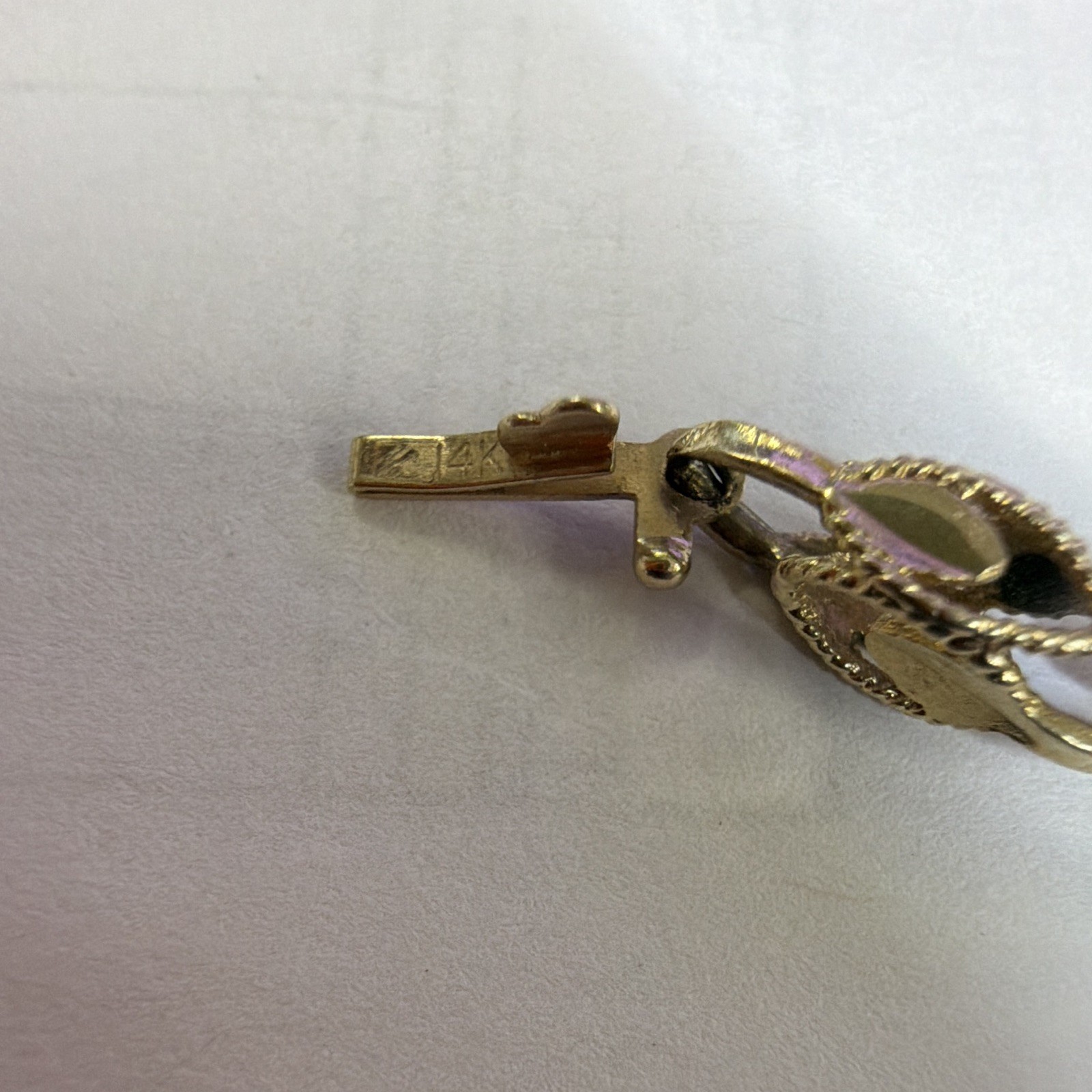 14k gold 22 grams Turkish/ marquise chain 26 inch 4mm wide