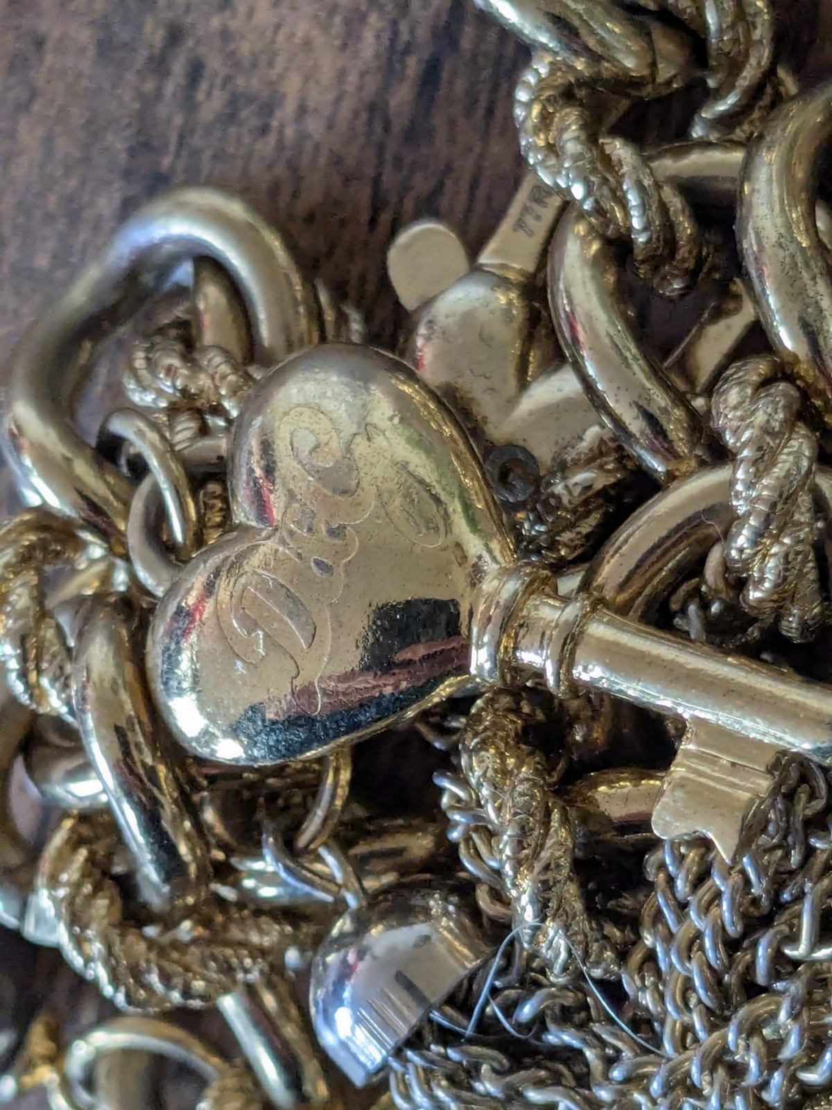 Dolce and Gabbanna Chunky Charm Tassel Neckalce. Good Condition.