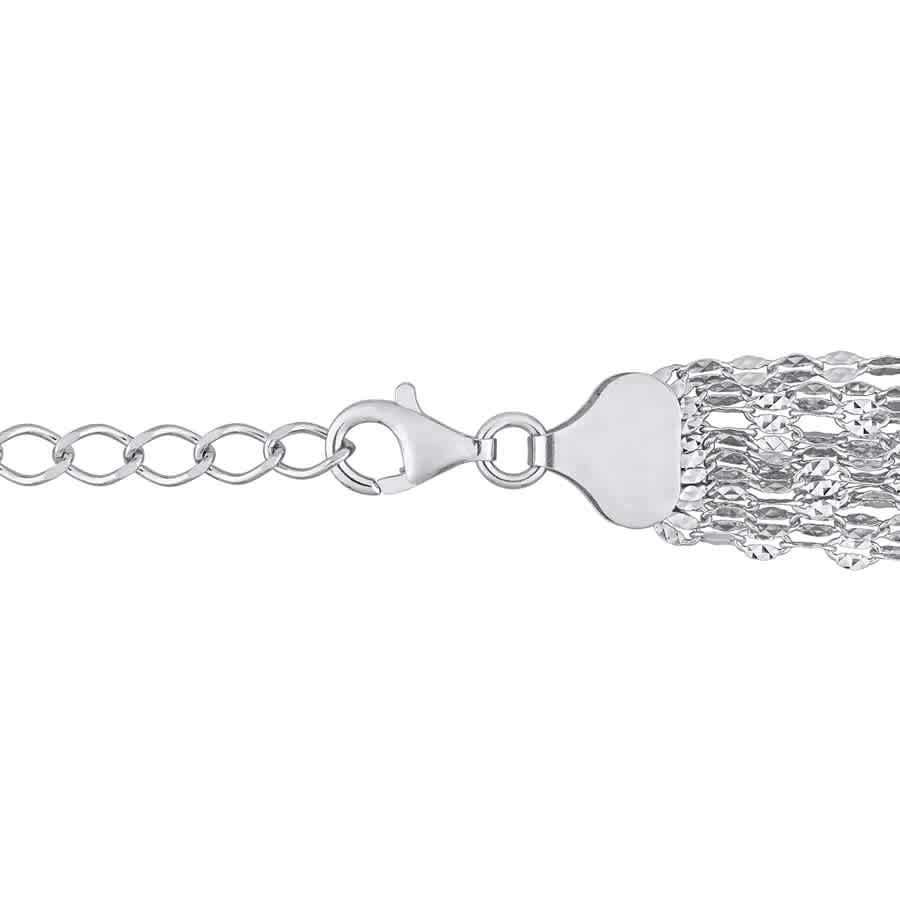 AMOUR Multi-Strand Chain Necklace In Sterling Silver, 18 In