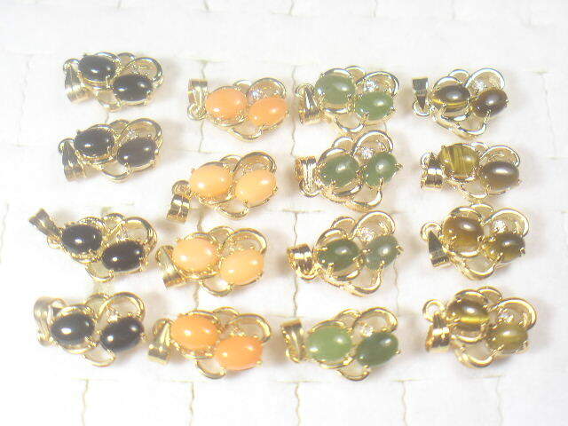 ** 8… ONYX DESIGNER SEMI-PRECIOUS GEMSTONE PENDANTS WHOLESALE LOT 6002