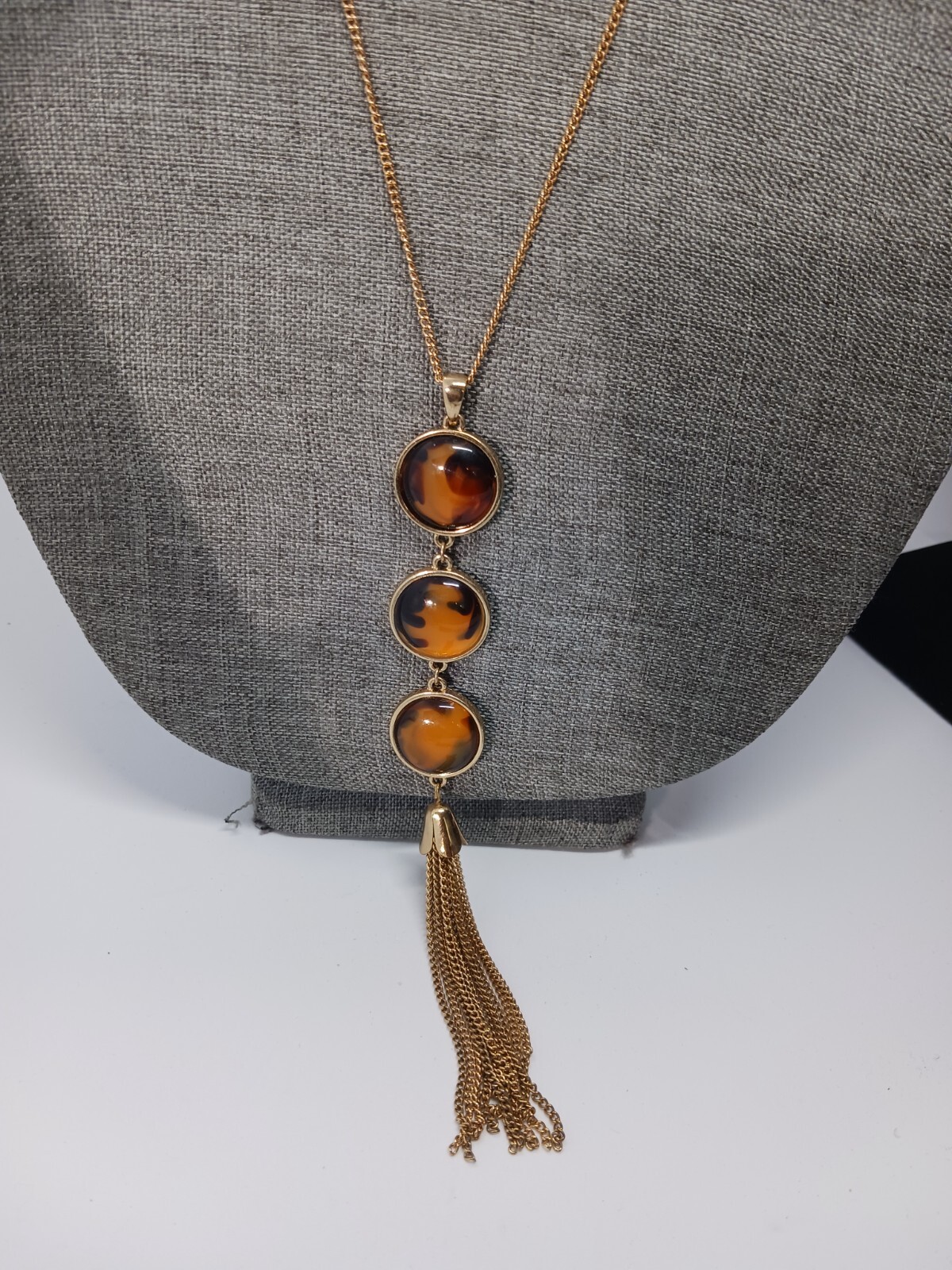 3pc TASSEL Necklace Set! C1946 & Other, Very Good To Excellent Condition.