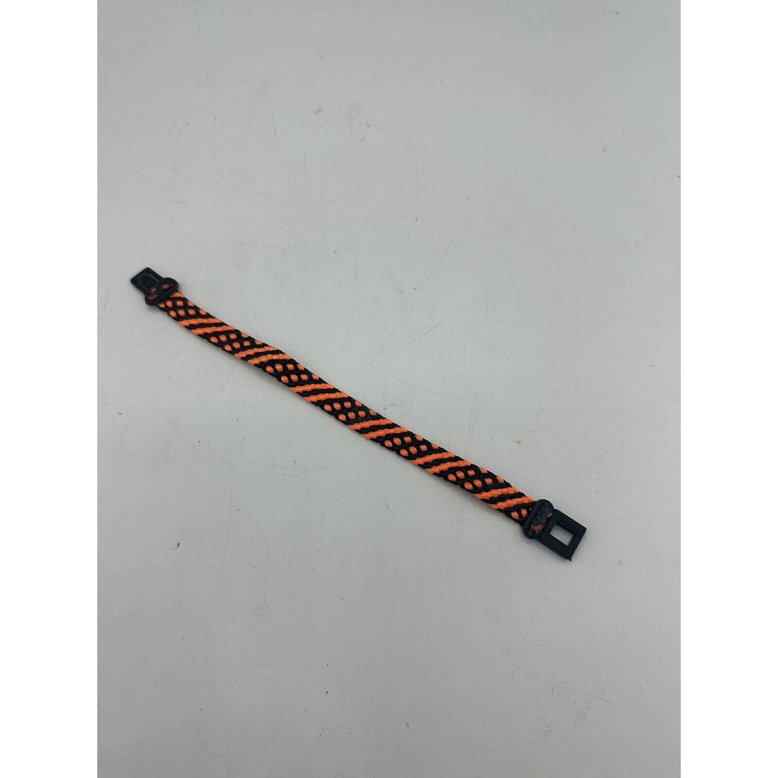 Vintage Katcho’s Bracelet Adult Unisex Surf Skate Braided Wrap Orange / Black