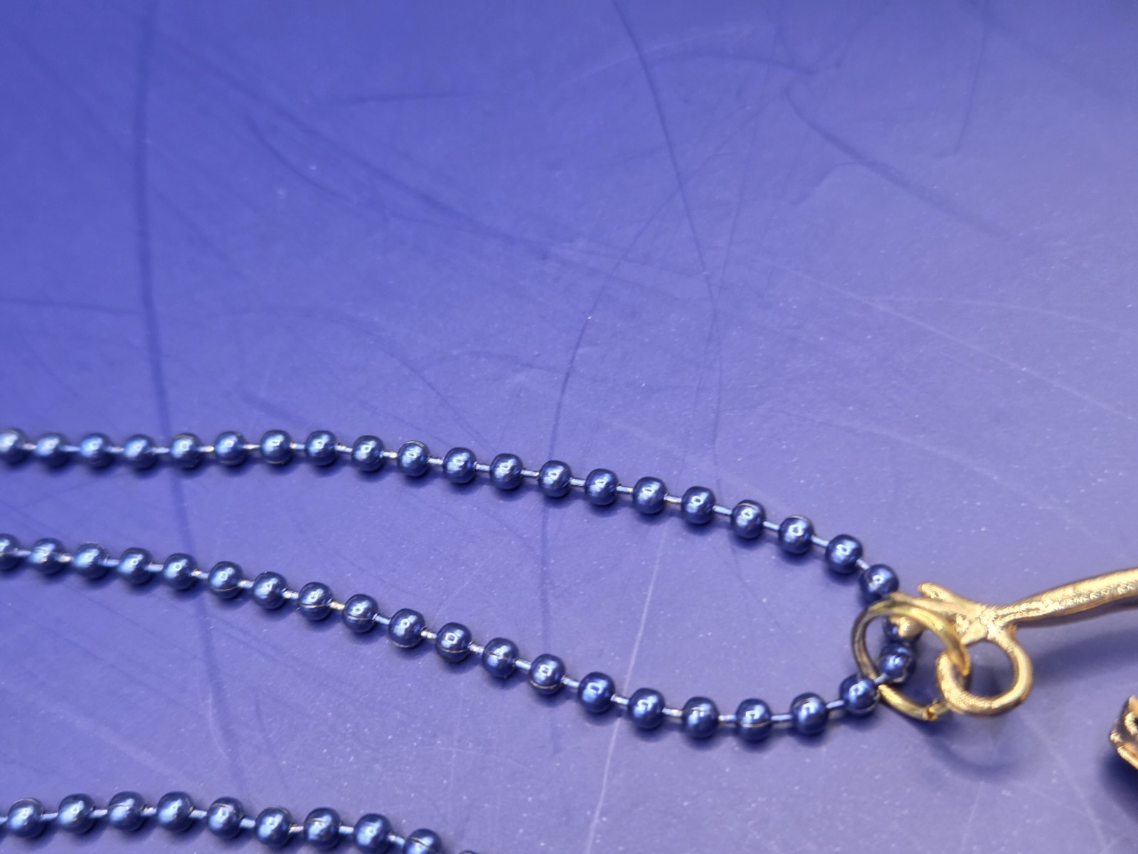 Betsey Johnson Blue Mermaid 3″ Pendant Rhinestone Necklace New Without Tags
