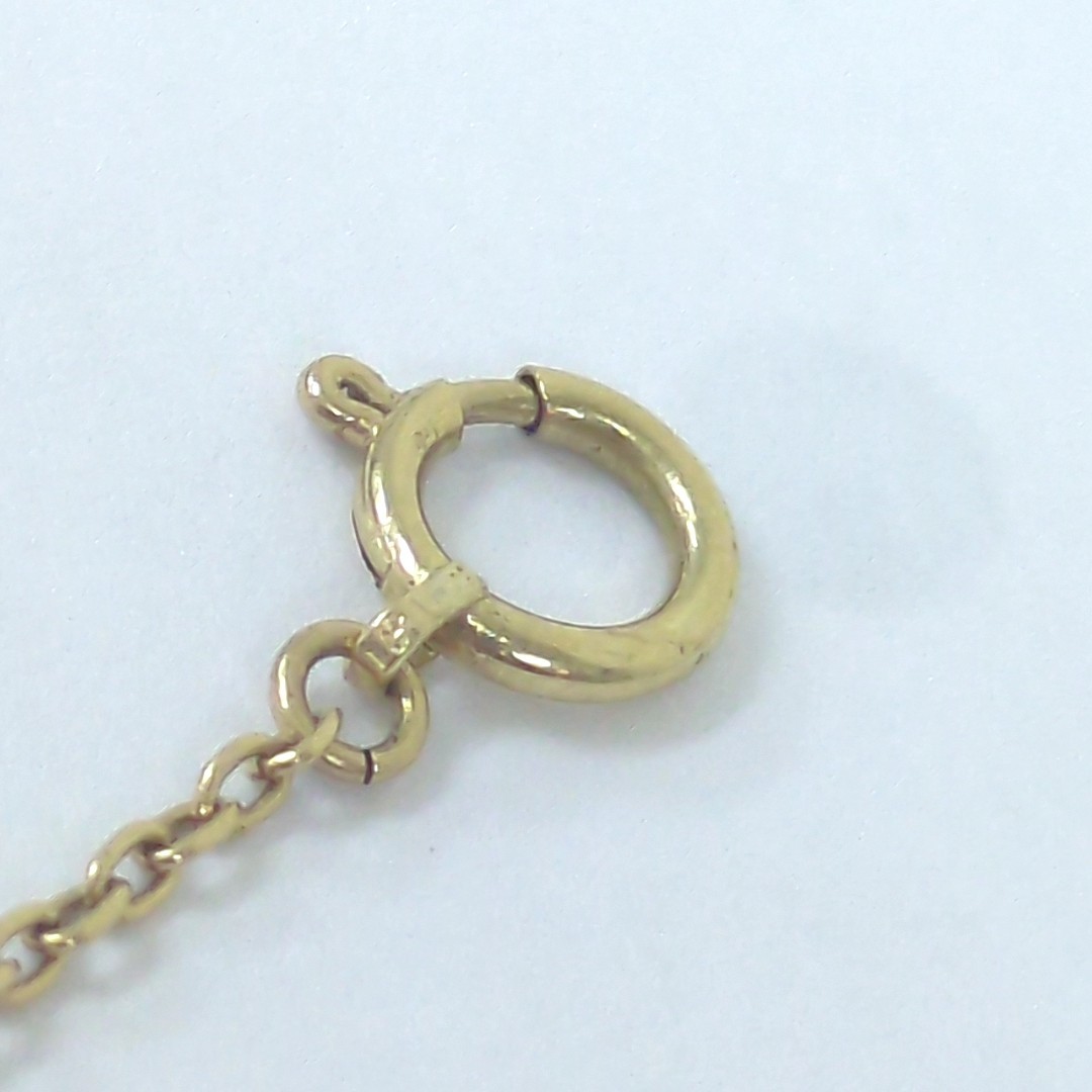 TASAKI Japanese Pearl 3.9mm K18 Yellow Gold Bracelet Approx. 2g Light Grey
