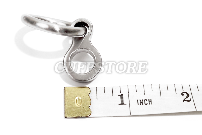 Satin Single Ring Pendent for 8mm and 6mm Collars, Cuffs & Leg Irons – CuffStore