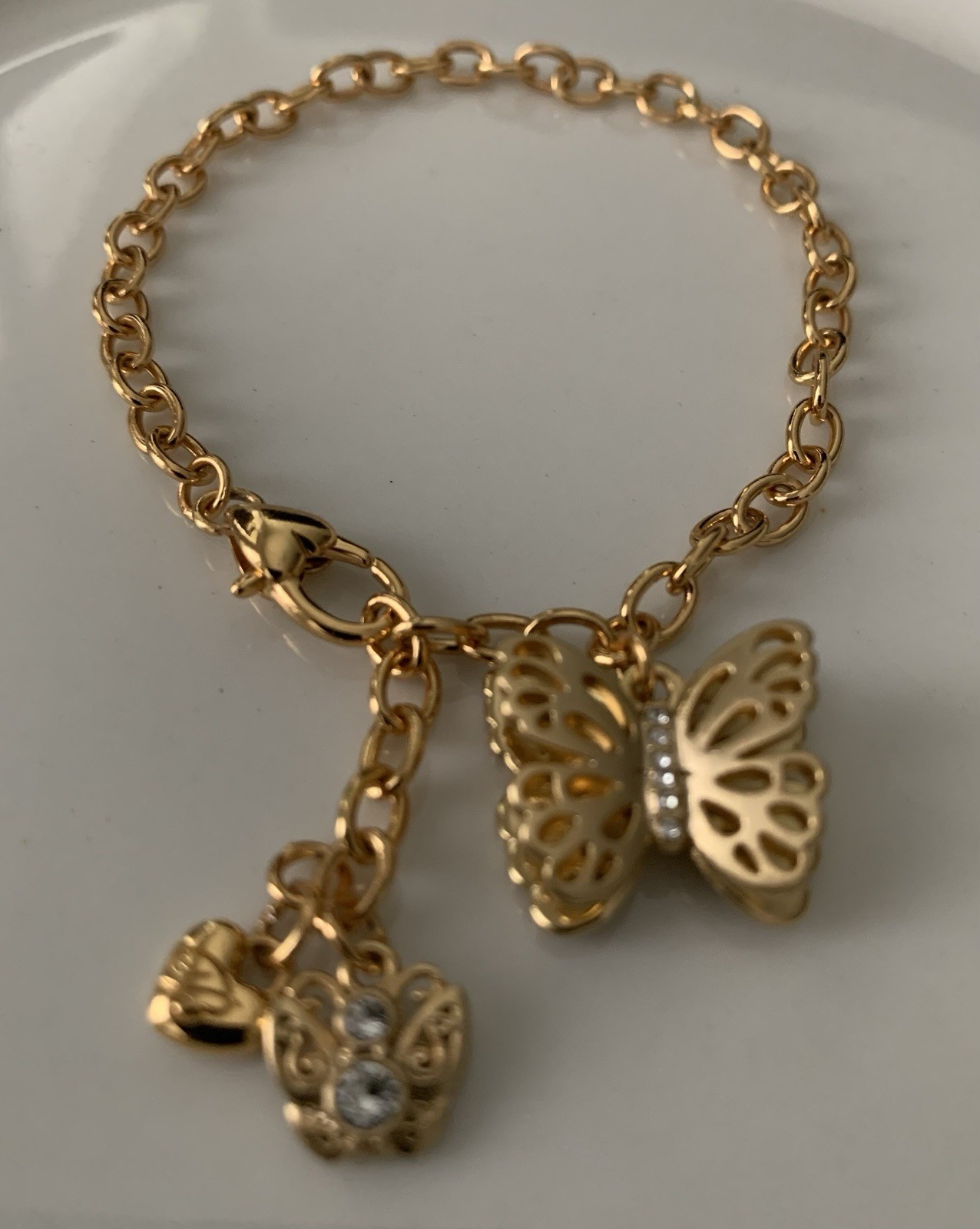 Brighton SECRET GARDENS BUTTERFLIES 2017/2020 Remix, Size 7.5-8 Inch Bracelet