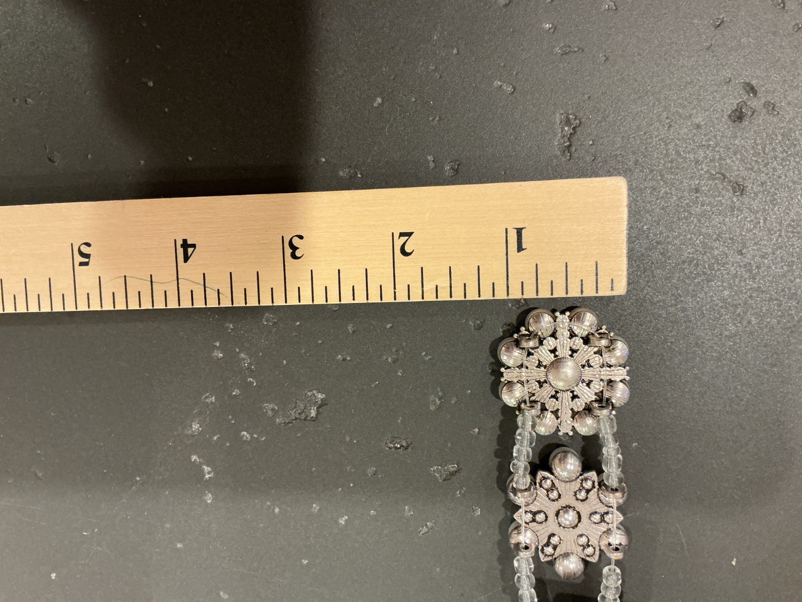New Bliss Beads Rhinestones Faux Pearls slider beads bracelet brooch (GR171)