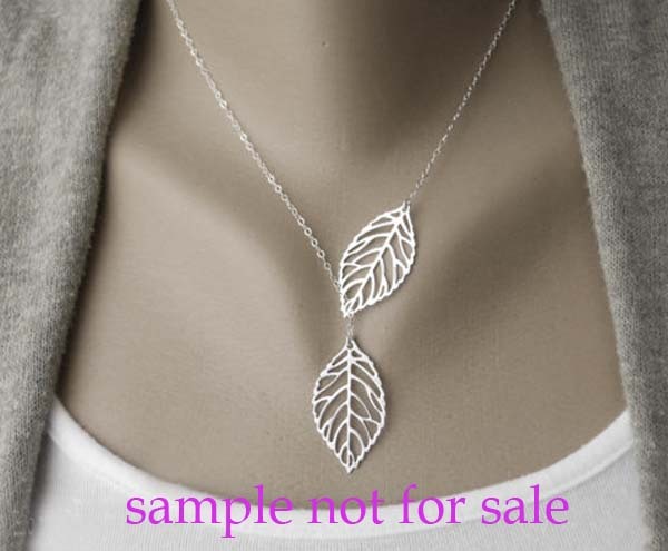 20 Glod Plated Filigree Leaf Stamp Focal Pendant 35x20mm