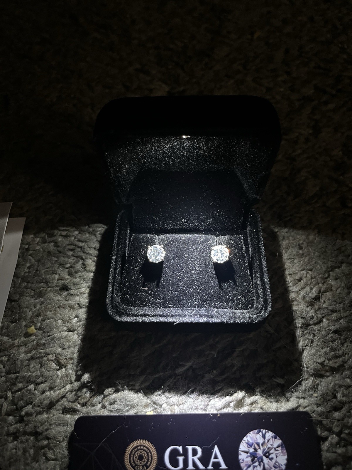 VVS1 Moissante Stud Earrings 925 Sterling Silver 1.0CT GRA✅