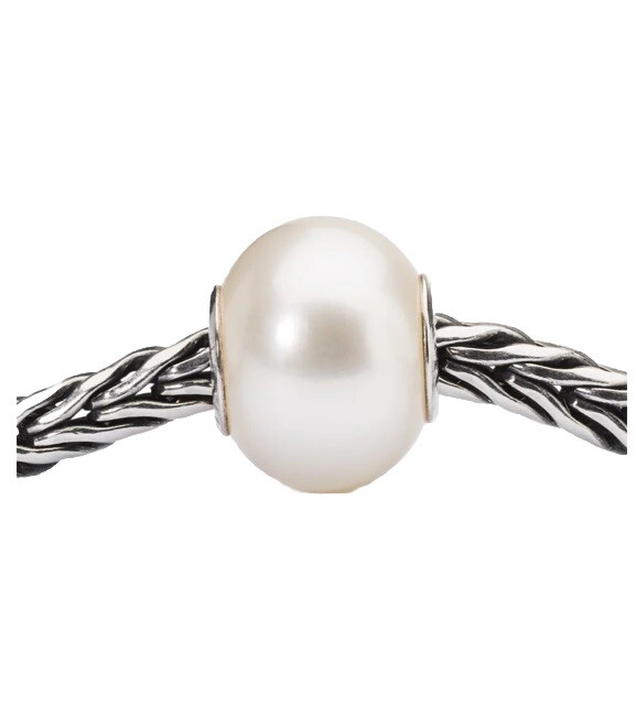 Trollbeads White Pearl Bead