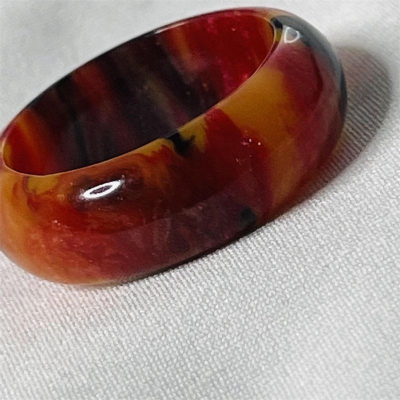 Border Ring Colorful Flash Personalized New Japanese Rainbow Europe Non-Fading