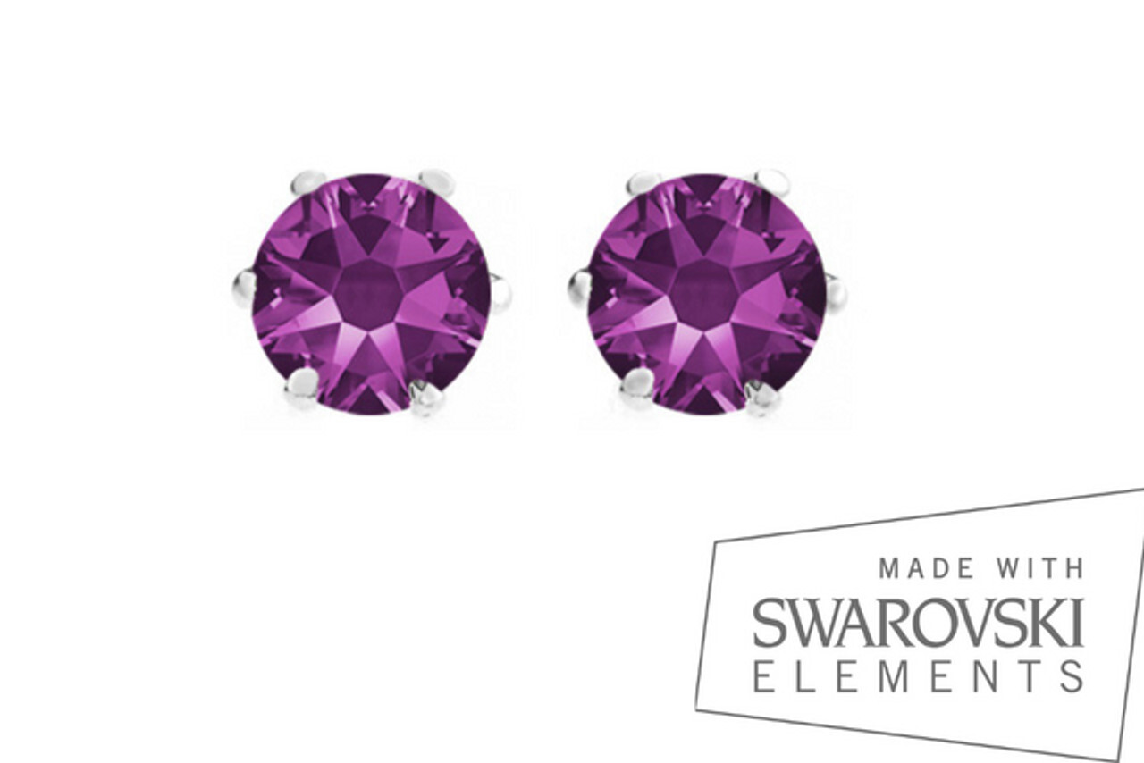2 carat total weight – Made With Swarovski Elements – You Pick Color