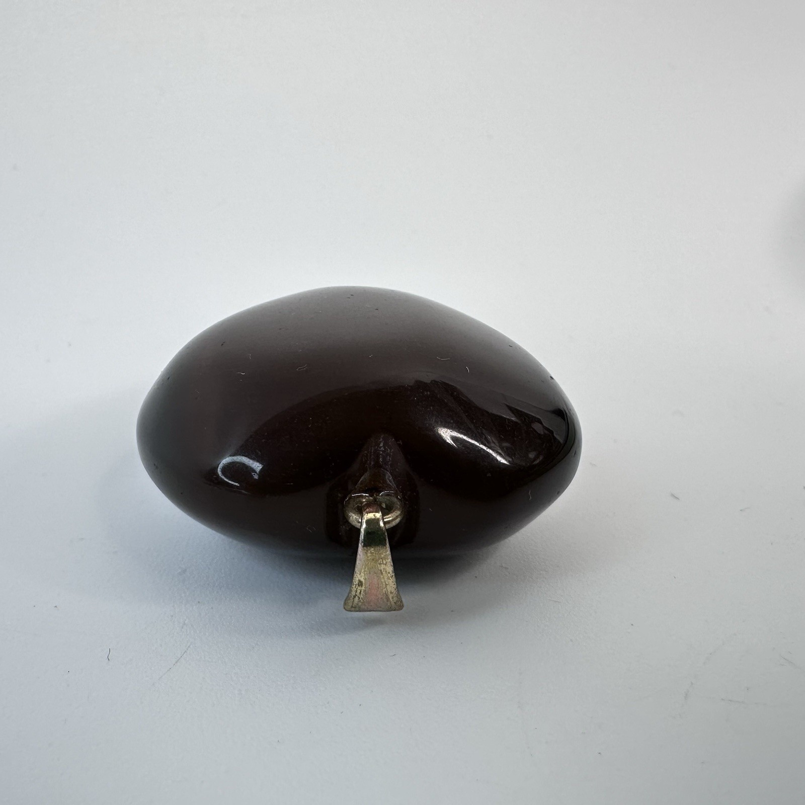 Natural Golden Tiger’s Eye Heart Pendant 30g 35mm Chatoyant Gemstone