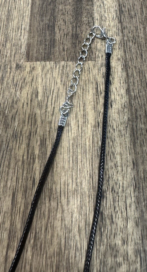 Blue Hexagon Pendannt Necklace