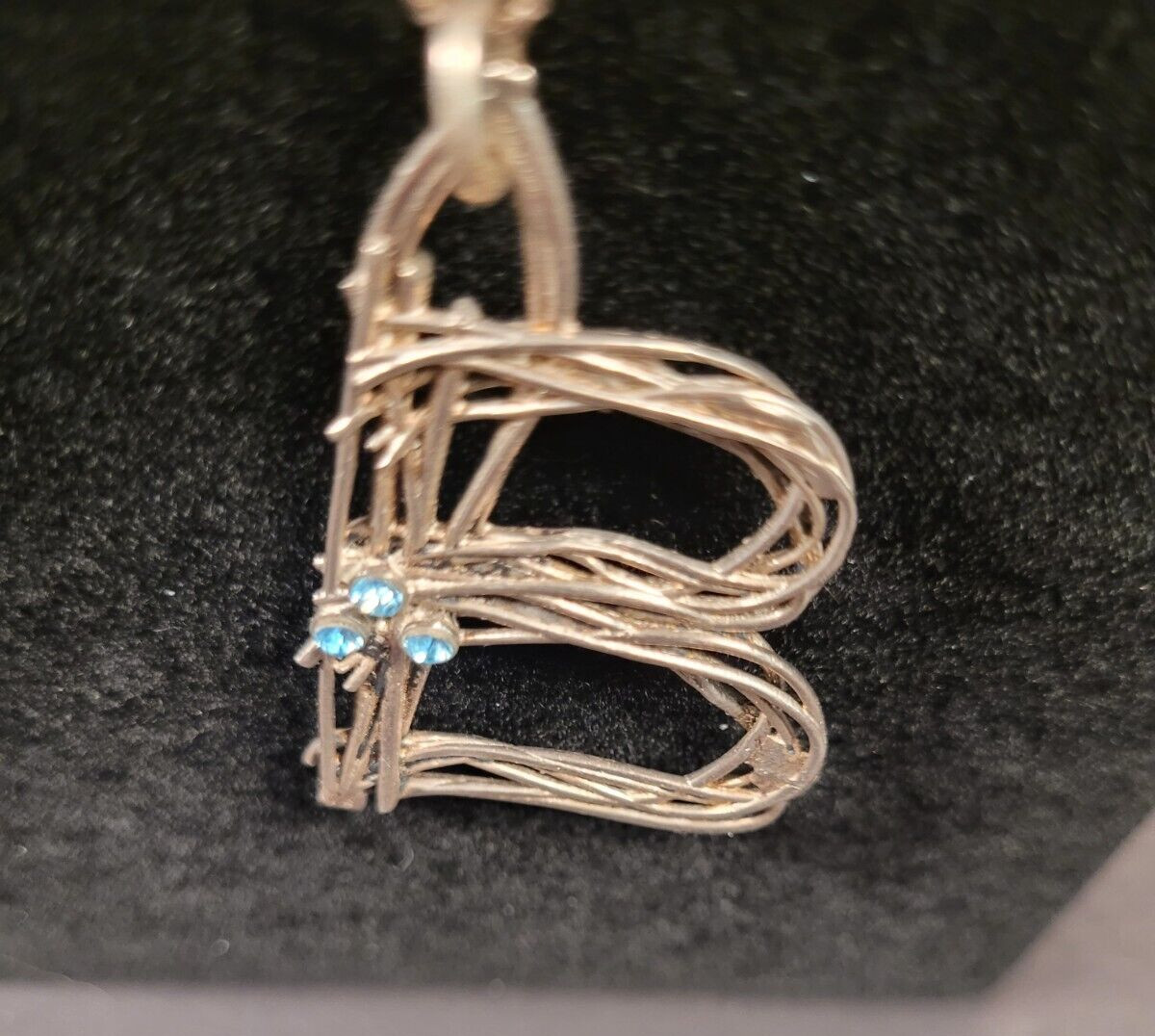 B Initial Necklace Signed By – it’s mYne