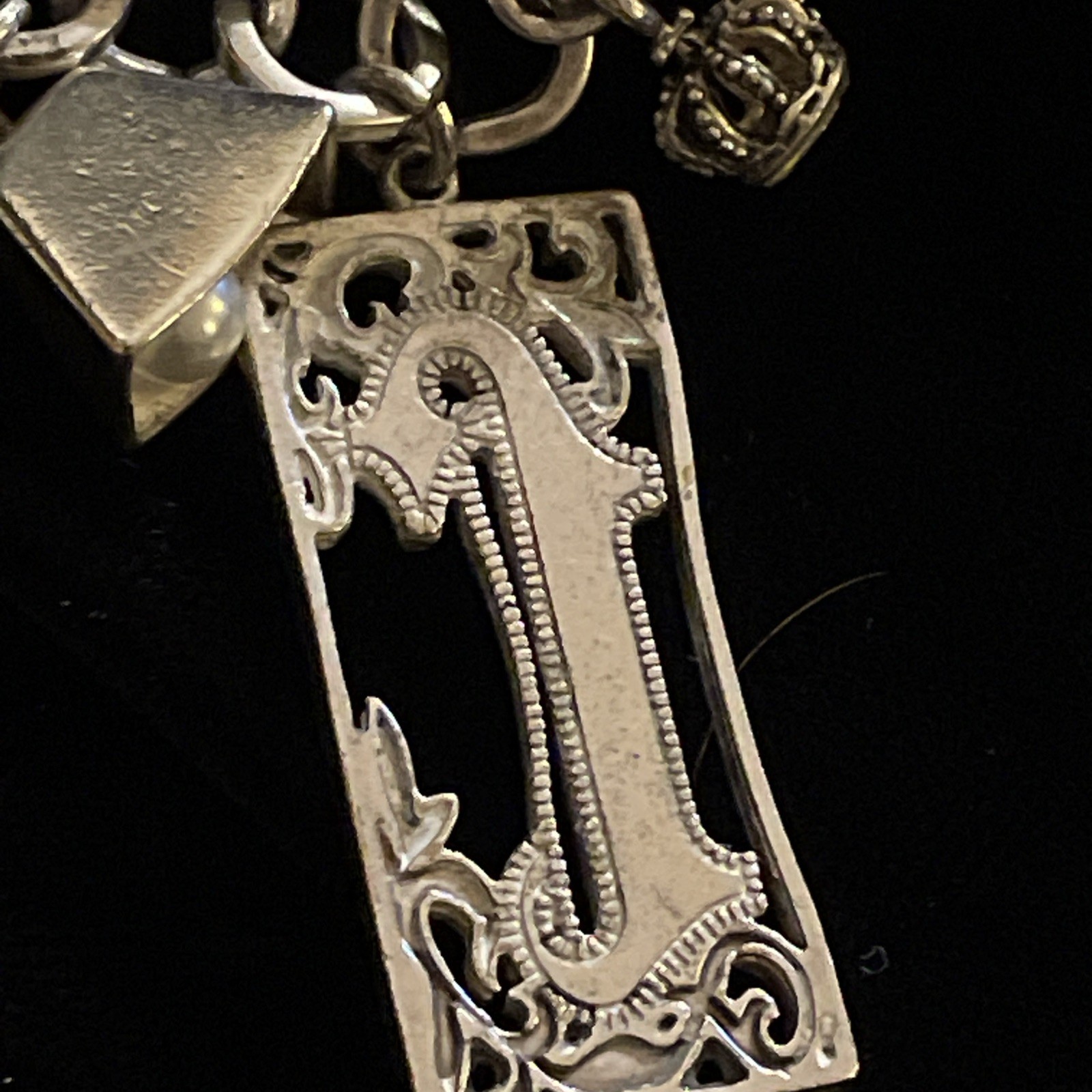 Vintage Juicy Couture Bracelet 10 Rare Charms Clock Shell Bird Locket Crown Bell