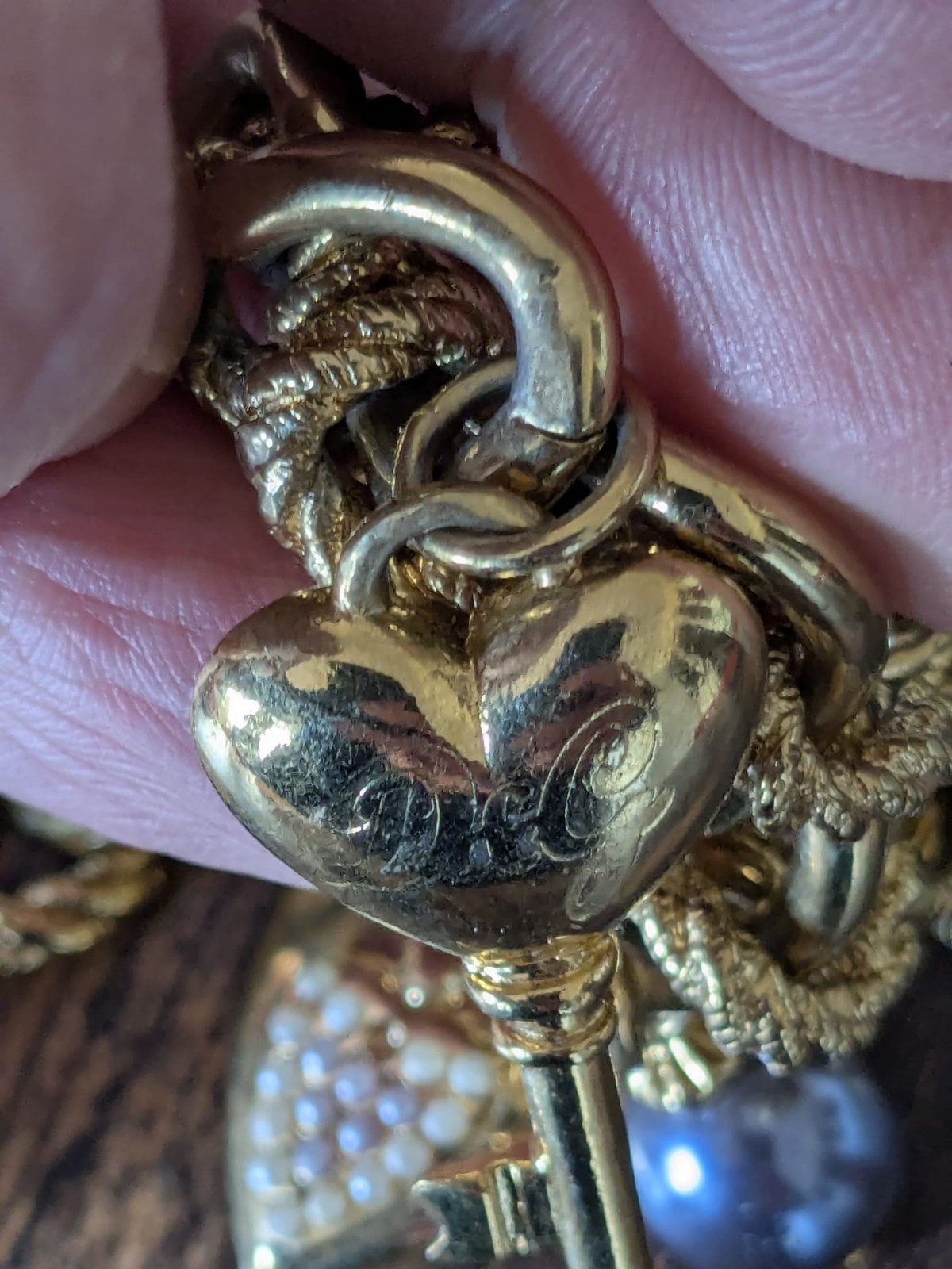 Dolce and Gabbanna Chunky Charm Tassel Neckalce. Good Condition.