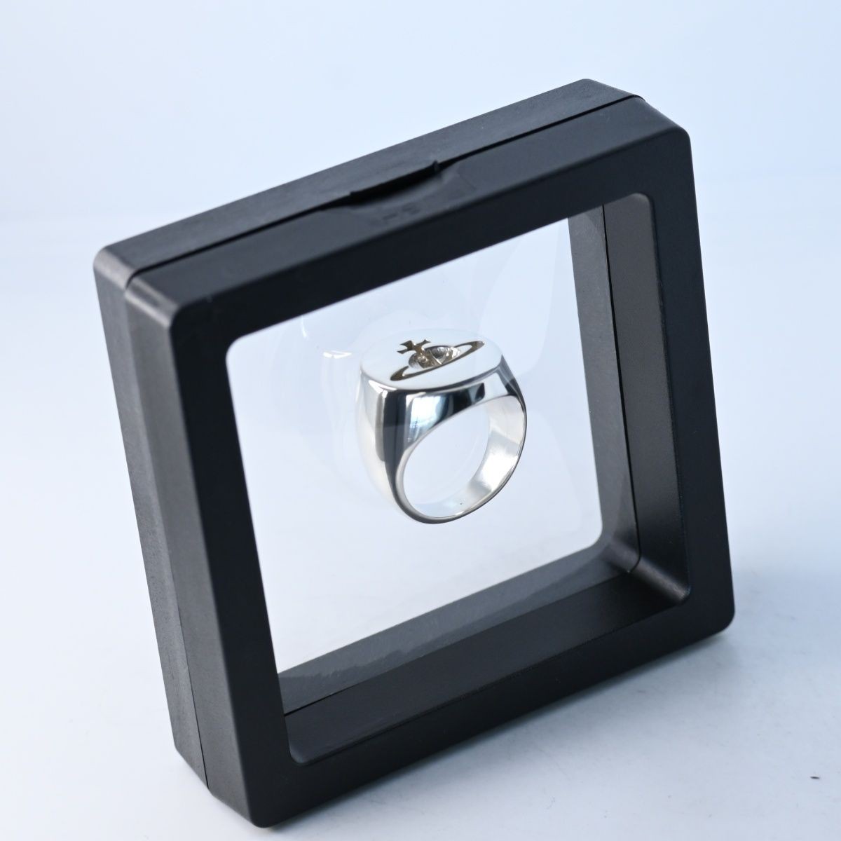 Vivienne Westwood Orb Signet Oval Ring S Size 11 Sterling Silver 925 Japan Used