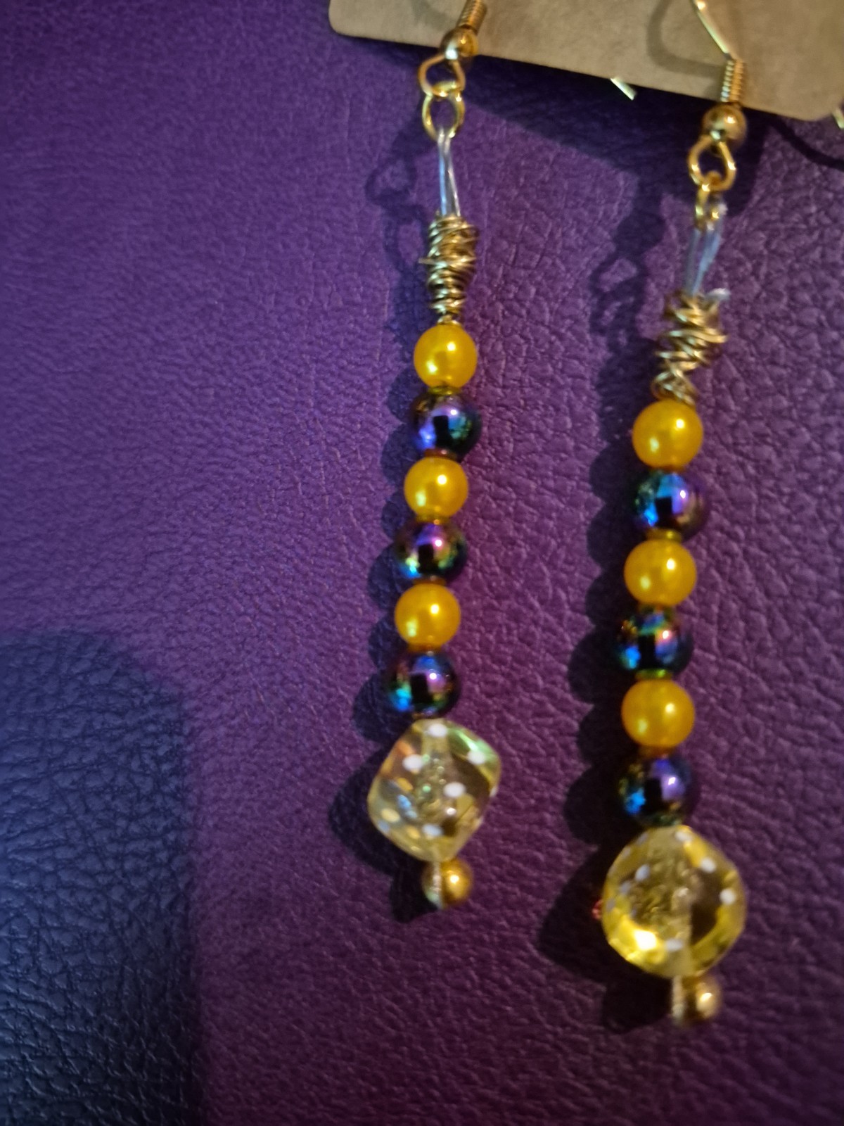 Lucky Dice Casino Earrings