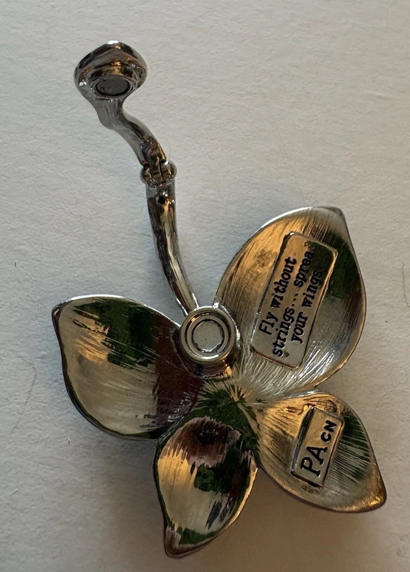 Fly without Strings , Spread your Wings Butterfly Pendant