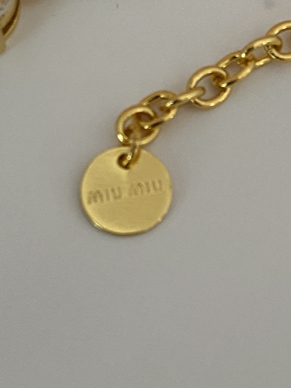 Miu Miu Authentic Rare Find Crystal Chocker Necklace