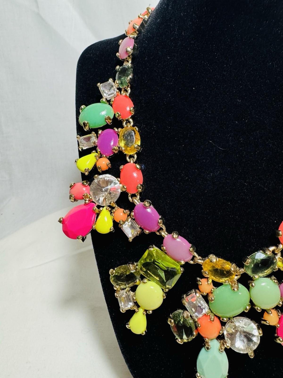 Rainbow Bauble StatementNecklace