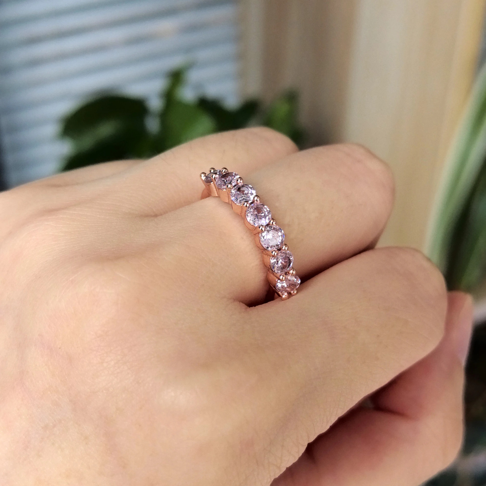 Sterling Silver Ring Open Heart Stackable Wedding Adjustable Unisex Jewelry