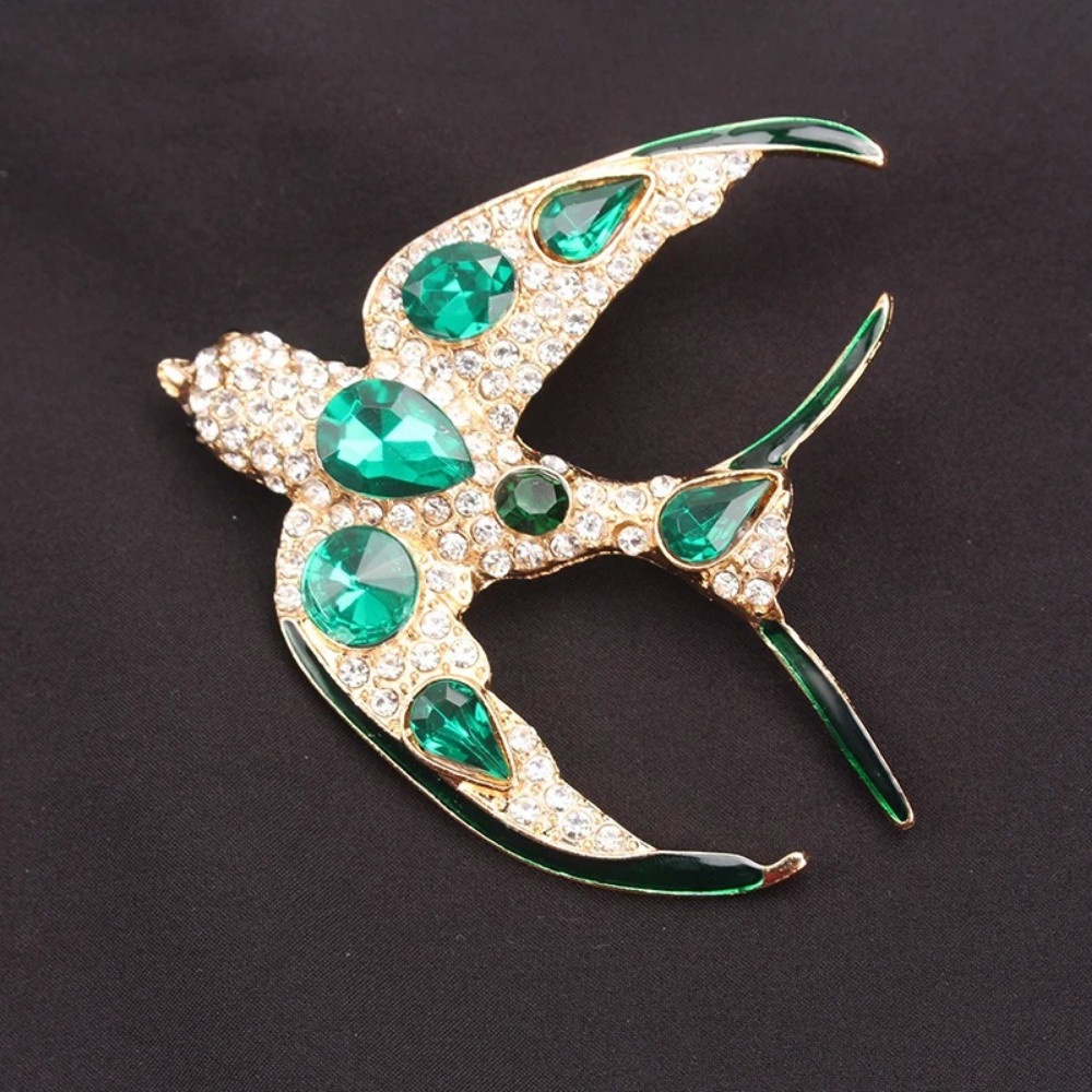 Women Men Unisex Swallow Lover Brooch Fashion Birds Pins Badge Jewelry