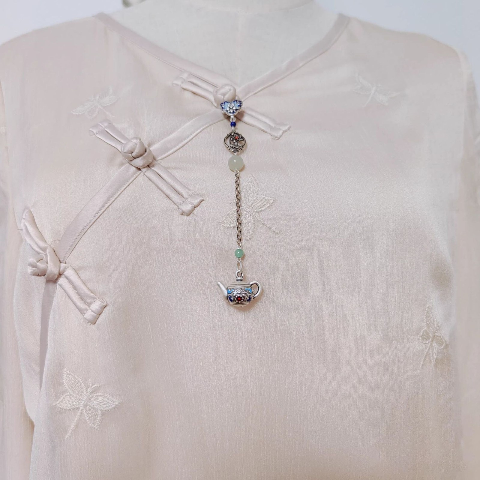 Hanfu Qipao Accessory Flower & Wine