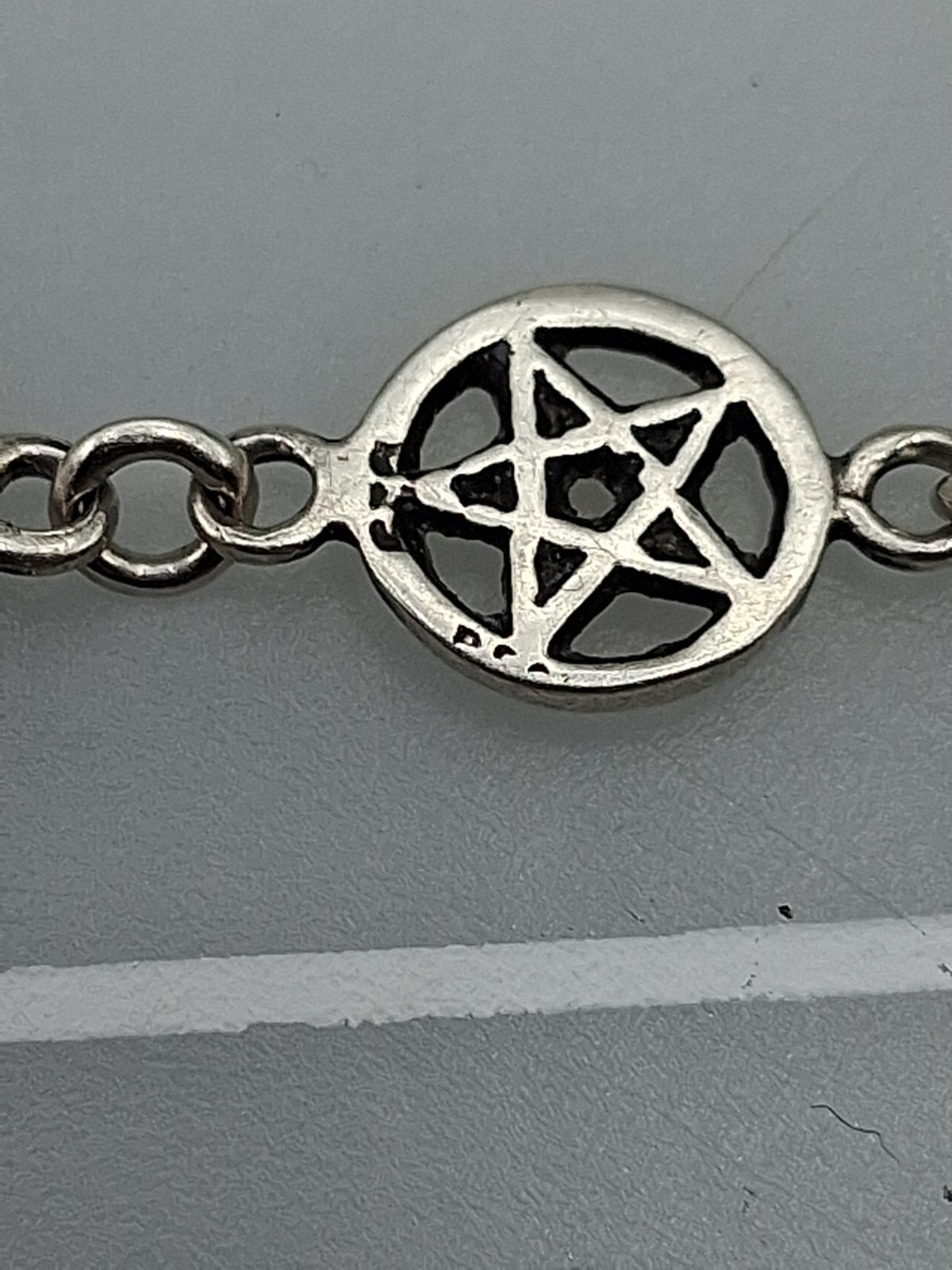Pentagram 5 Pointed Star Bracelets 92.5 Sterling Silver Jewelry