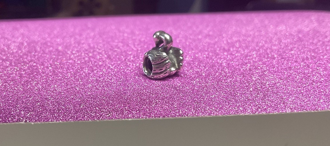 Pandora Ugly Duckling Swan Charm 790319 Sterling Silver Retired