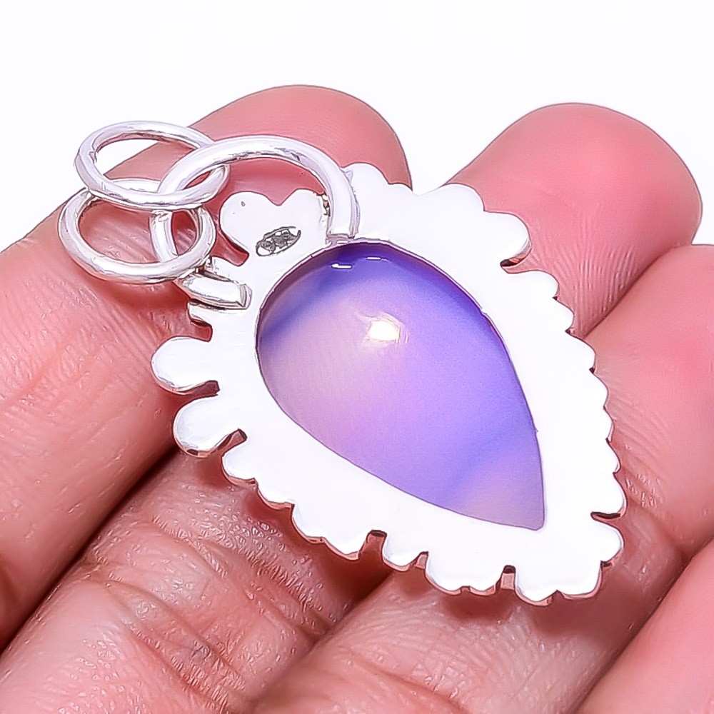 Milky Opal Designer 925 Sterling Silver Pendant 1.76″, Christmas Gift P15876