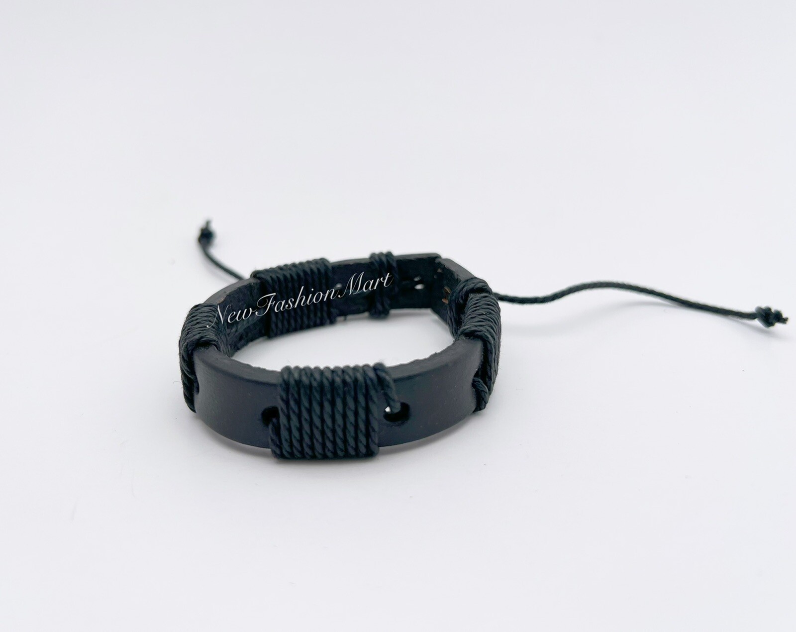 New Unisex Adult Leather Wrist Bracelets ($9.99 for Set of 5)
