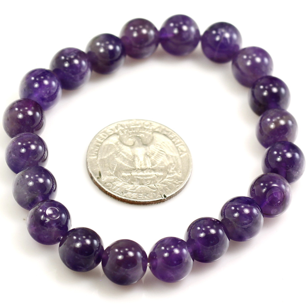 Wholesale Gemstone Bracelet Balance Elastic Stretch 4mm 6mm 8mm 10mm 12mm 7.5″